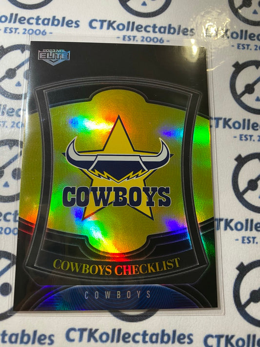 2023 NRL Elite Silver Parallel - Cowboys Checklist P082
