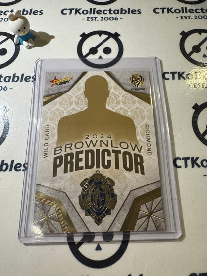 2024 AFL Footy Stars Brownlow Predictor Gold Richmond Tigers #129/315