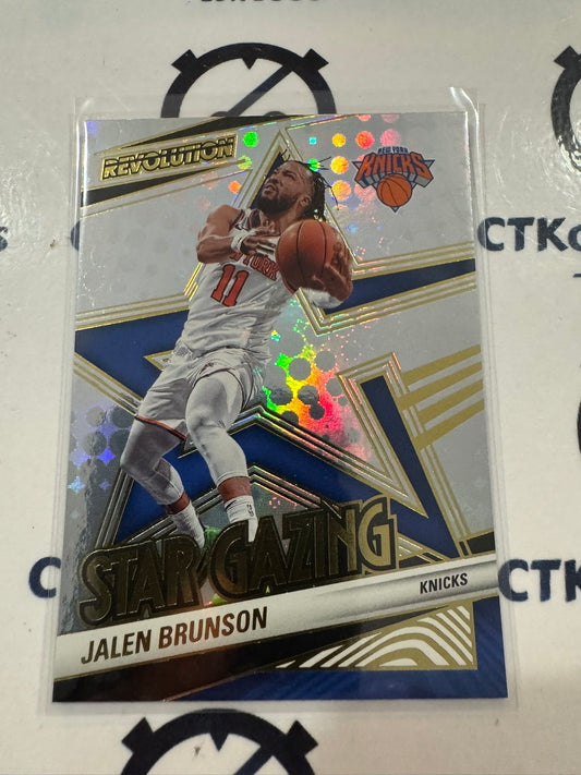 2024-25 Panini NBA Revolution Jalen Brunson Star Gazing #24 Knicks