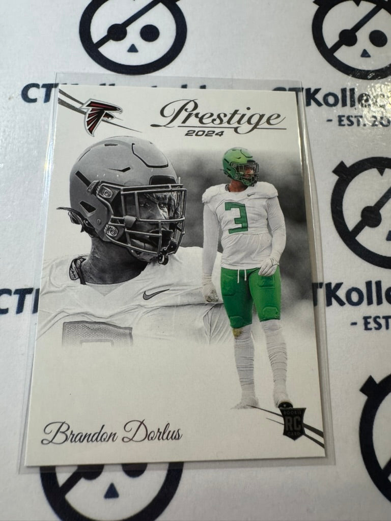 2024 NFL Prestige Rookie Card #360 Brandon Dorlus Atlanta Falcons