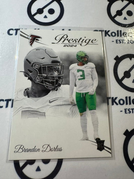 2024 NFL Prestige Rookie Card #360 Brandon Dorlus Atlanta Falcons