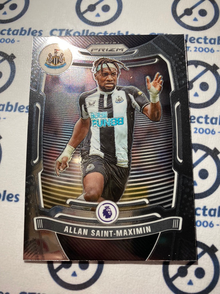 2021-22 Panini Prizm Premier League Soccer Base #40 Allan Saint-Maximin