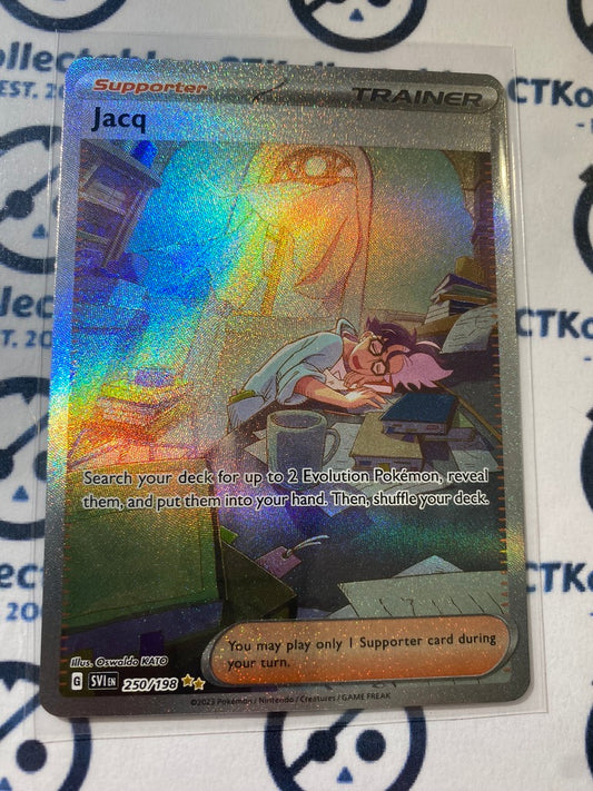 Jacq Trainer Full Art #250/198 2023  Scarlet & Violet Pokémon TCG