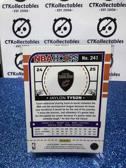 2024-25 Panini NBA HAUNTED HOOPS Rookie Card #241 Jaylon Tyson Cleveland
