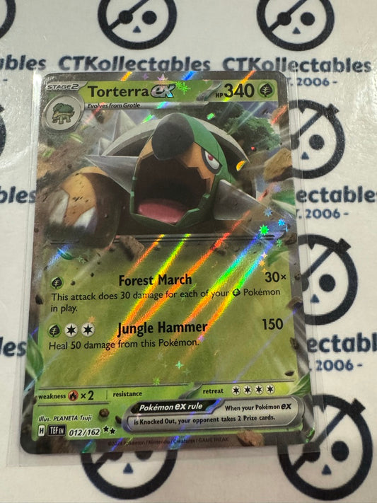 Torterra EX 2024 Temporal Forces EX Full Art # 012/162 Pokemon 2024