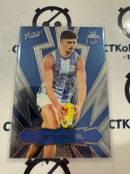 2025 AFL Footy Stars Luminous Harry Sheezel Lightning gold #LT142 #307/399