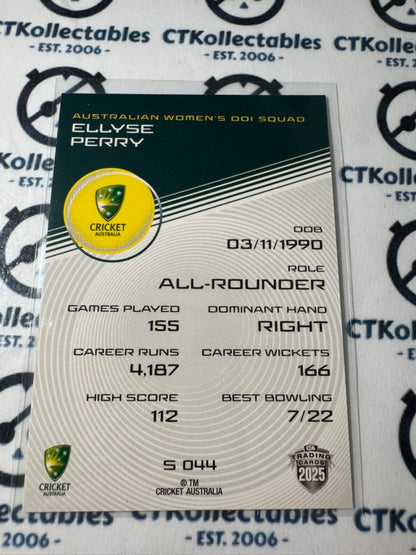 2025/26 CA Cricket Traders Ellyse Perry Silver Parallel #S044