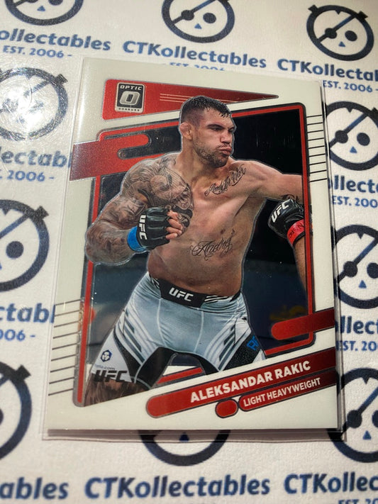 2022 UFC Panini Optic Base #96 Aleksandar Rakic - Light Heavyweight