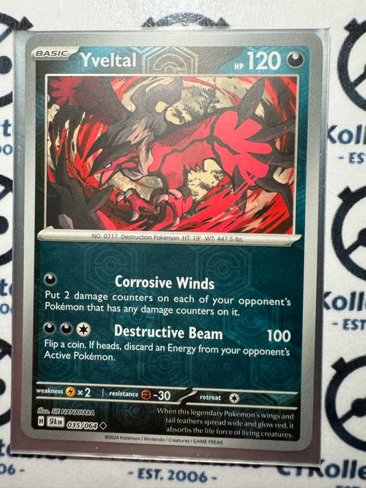 Yveltal Reverse Holo #035/064 2024 Shrouded Fable Pokemon TCG