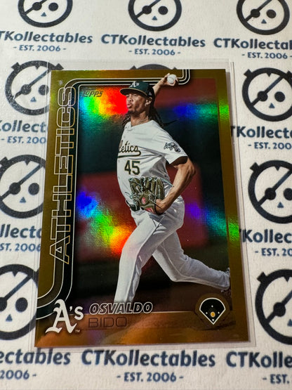 2025 Topps Series 2 Baseball Osvaldo Bido GOLD Foil #40/50 Athletics