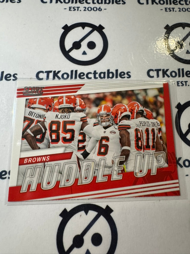 2022 NFL Panini Score Huddle Up #HU-CLE 6 Cleveland Browns