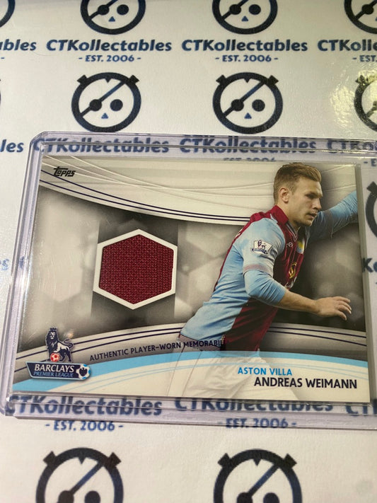 2013 Topps Premier Gold Andreas Weimann Game used Jersey #JR-AW