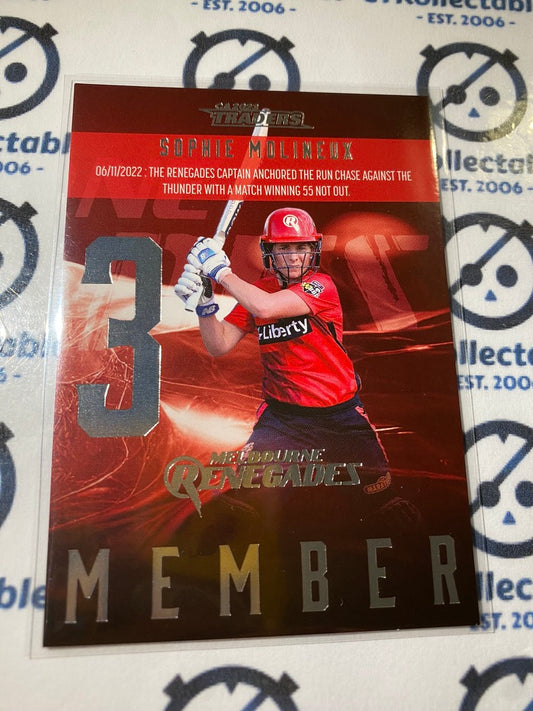 2023/24 TLA Cricket Luxe Traders Sophie Molineux Season To Remember #STR 12/24