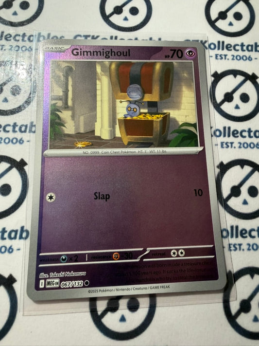 Gimmighoul Reverse Holo Mega Evolution #067/132 Pokemon