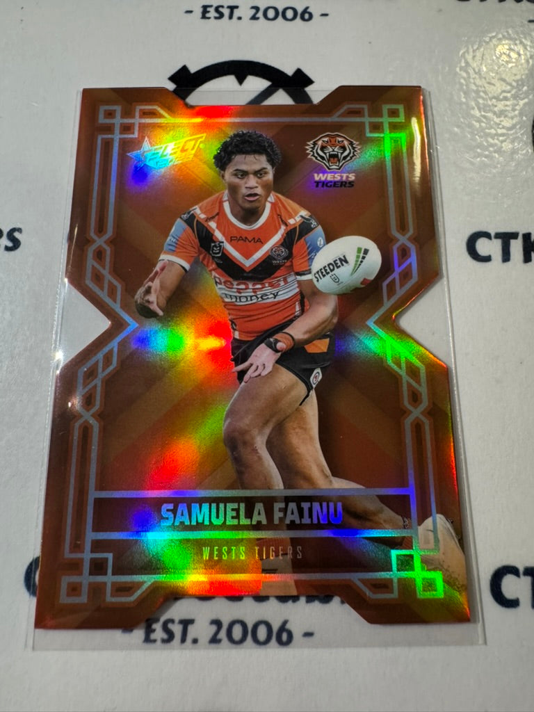 2026 Select NRL League Heroes Colours Diecut #CD212 Samuela Fainu tigers
