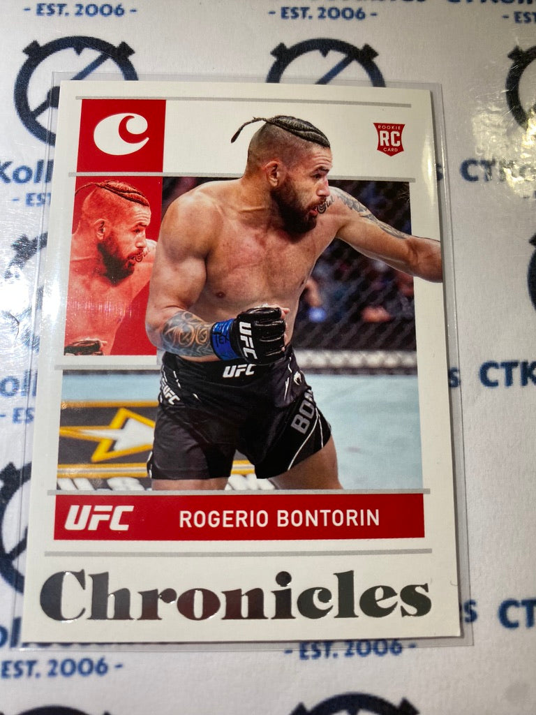 2022 UFC Panini Chronicles Rookie Base #95 Rogerio Bontorin