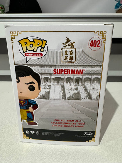 Funko Pop! Heroes Superman - Metallic Blue #402 Imperial Palace - Asia Exclusive