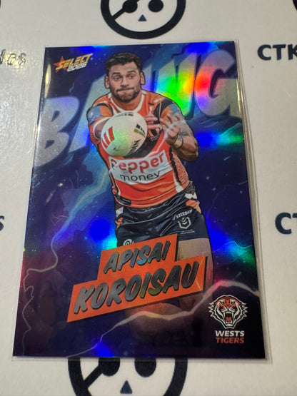 2026 Select NRL League Heroes BANG #B98 Apisai Koroisau Tigers