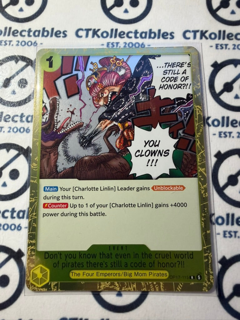 Don’t you know that R FOIL OP17-115 One Piece The World's Strongest Warriors ENG