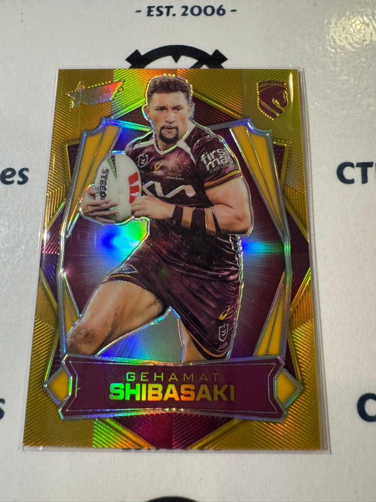 2026 Select NRL League Heroes Luminous Base #L8 Gehamat Sibasaki Broncos