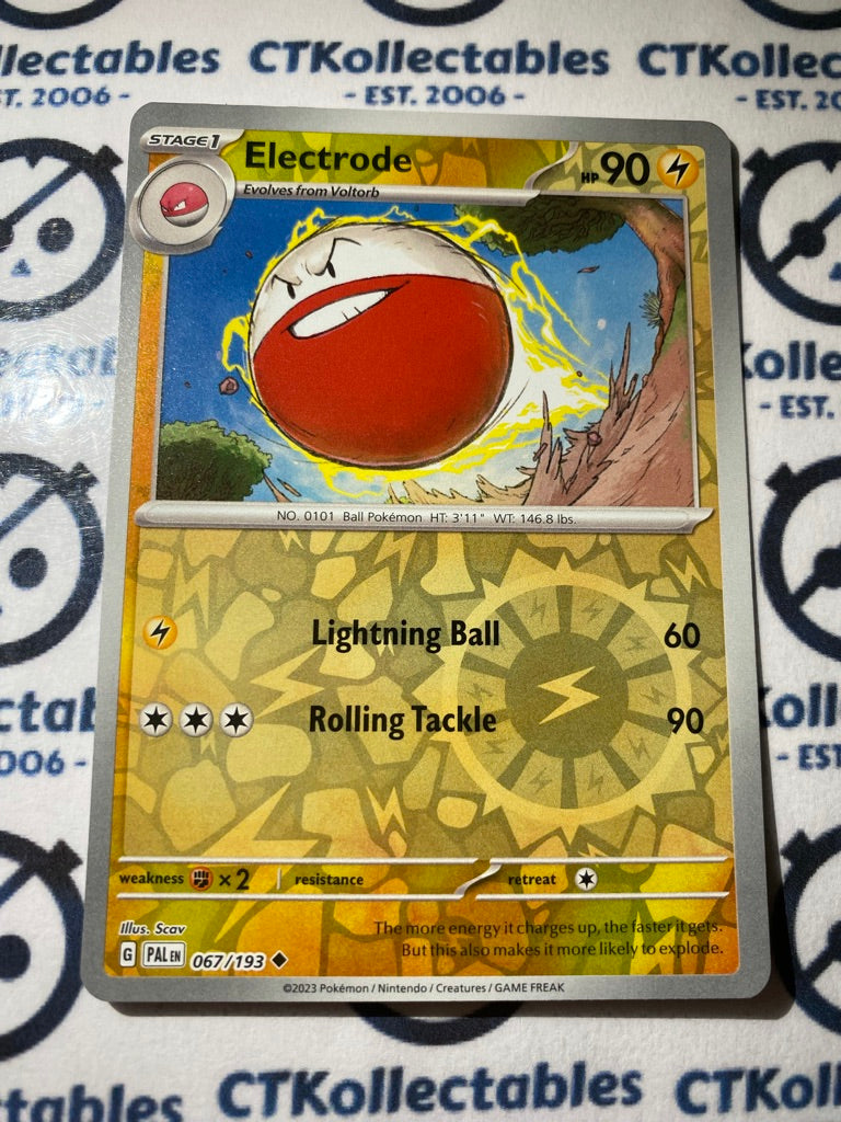 Electrode Reverse Holo #067/193 2023 Paldea Evolved Pokemon Card