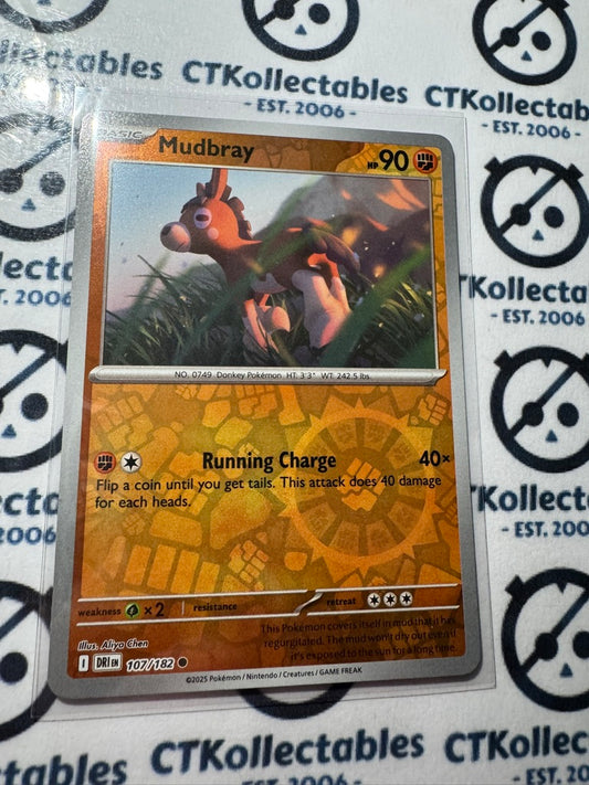 Mudbray Scarlet & Violet Destined Rivals #107/182 Reverse Holo