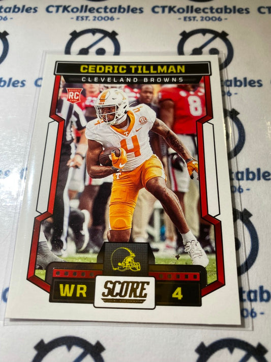 2023 NFL Panini Score #355 Cedric Tillman - Cleveland Browns