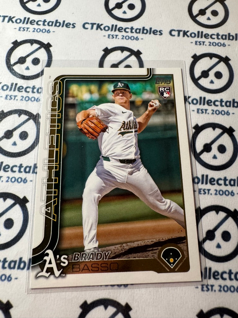 2025 Topps Series 2 Baseball #443 Brady Basso Rookie Athletics RC