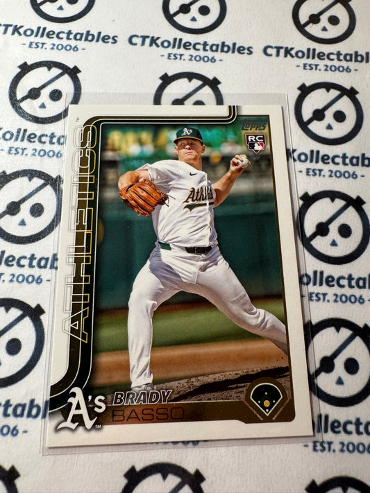 2025 Topps Series 2 Baseball #443 Brady Basso Rookie Athletics RC
