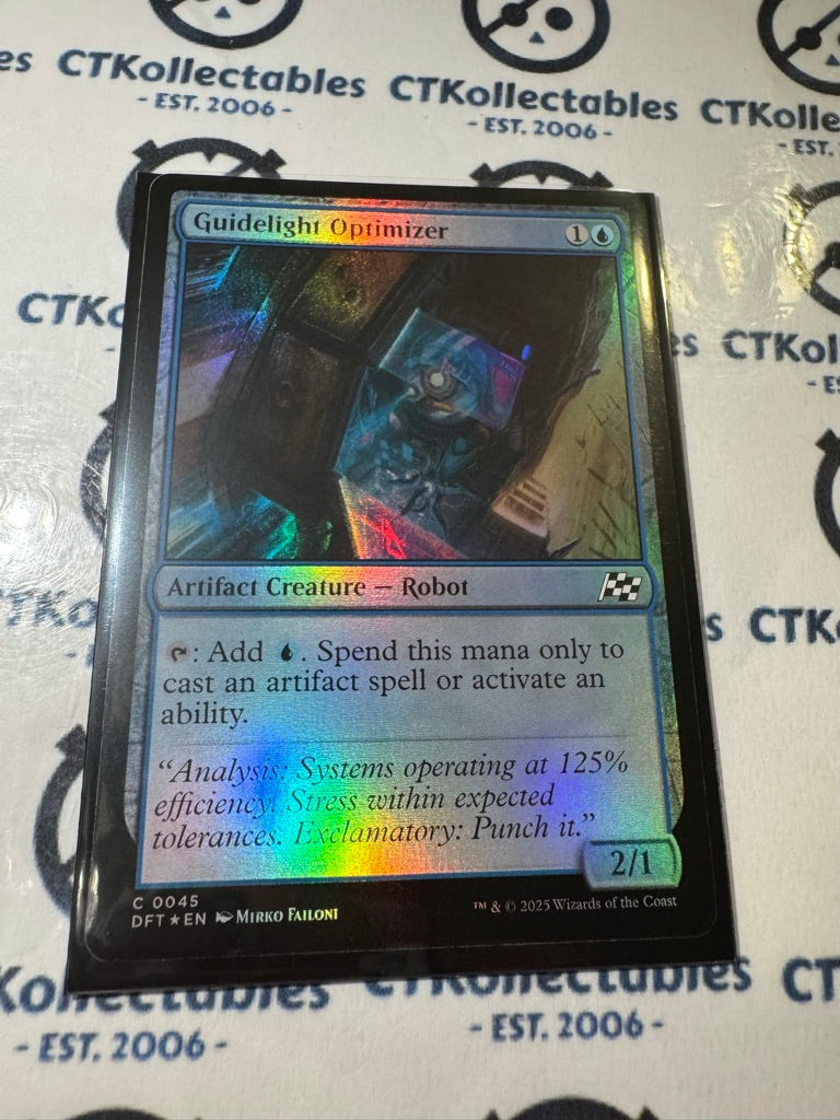 2025 MTG AETHERDRIFT Guidelight Optimizer # C 0045 Foil