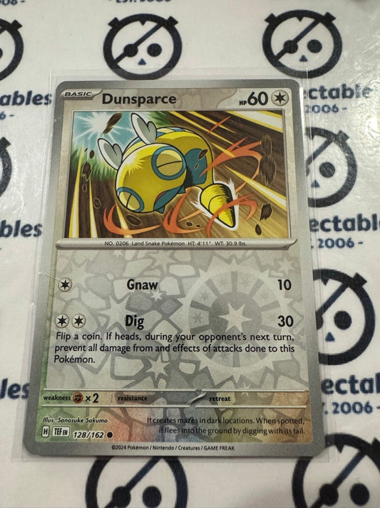 Dunsparce Reverse Holo Scarlet & Violet Temporal Forces # 128/162 Pokemon