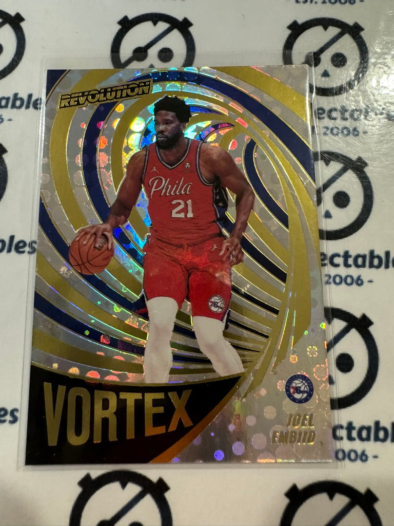 2021-22 NBA Panini Revolution Joel Embiid VORTEX Card #18