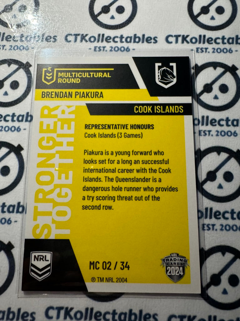 2024 NRL TLA Elite Multicultural Round - Brendan Piakura MC02
