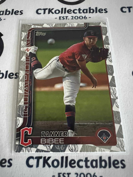2025 Topps Series 1 Baseball Tanner Bibee Spring Training Silver Foil #164