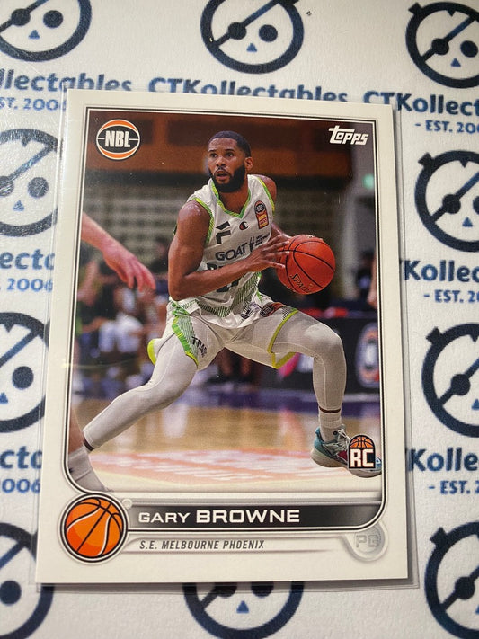 2022-23 Topps NBL Rookie Card - Gary Browne #73 RC