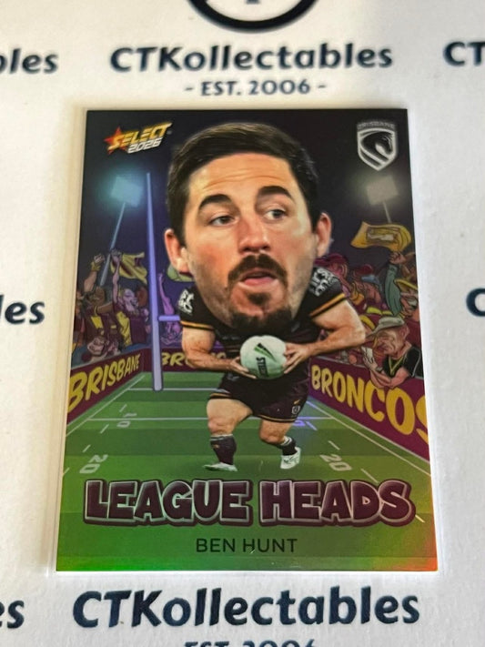 2026 Select NRL League Heroes League Heads #LH3 Ben Hunt Broncos