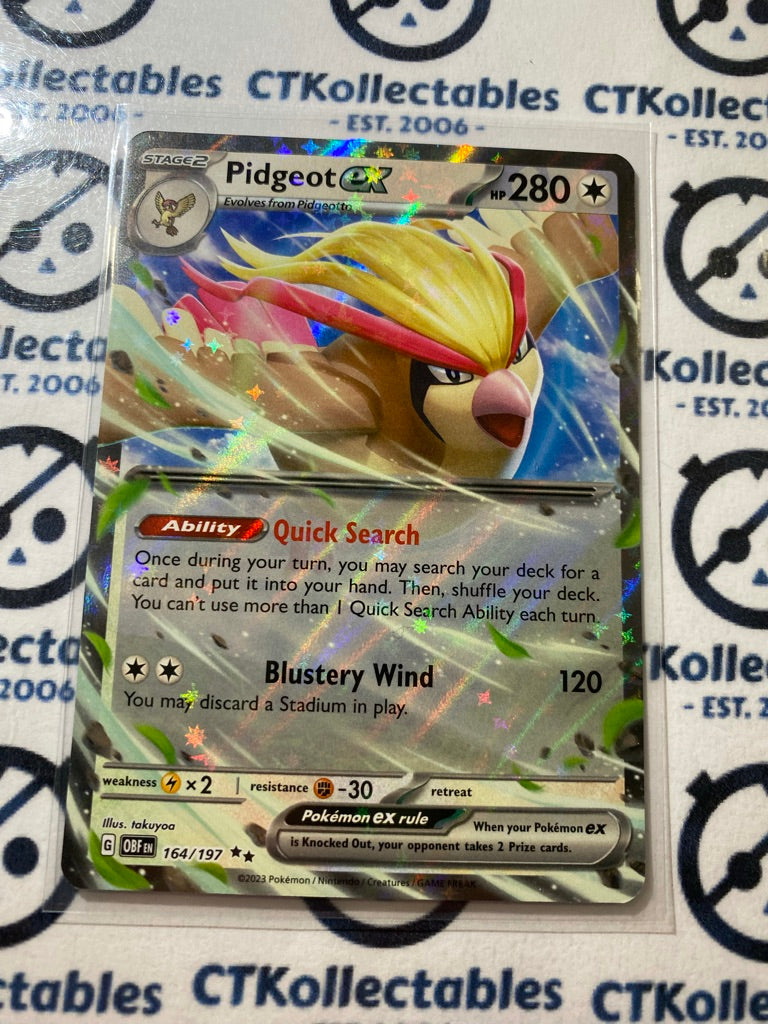 Pidgeot EX 2023 Pokémon TCG (164/197)