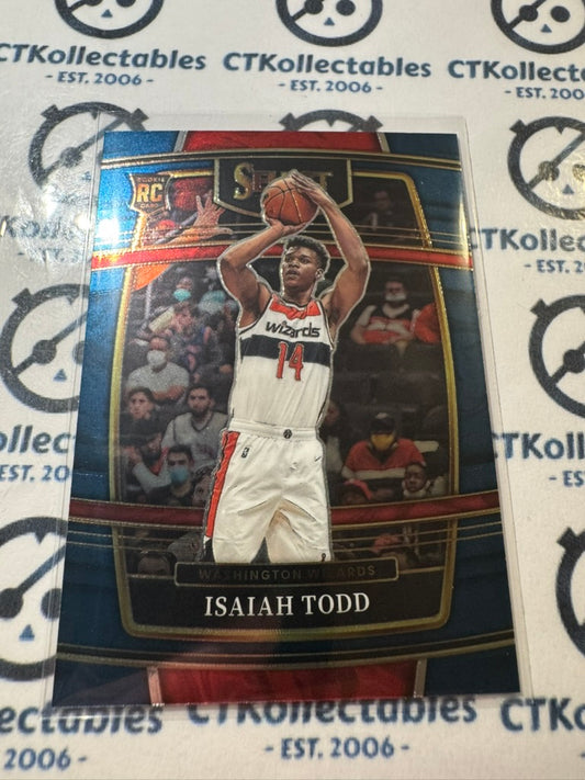 2021-22 Panini NBA Select Isaiah Todd Rookie Concourse #65 Wizards