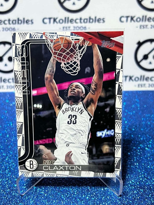 2025-26 Topps Flagship Season Tip Off #10 Nic Claxton Brooklyn Nets