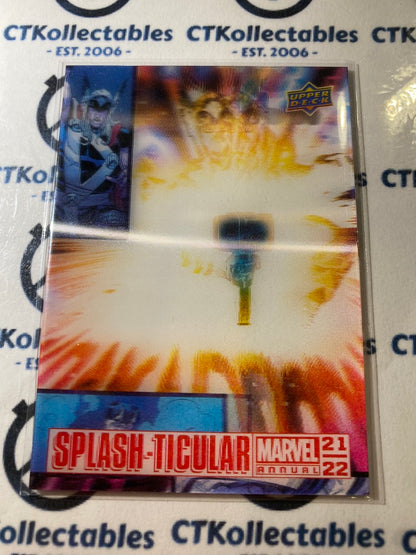 2021-22 Upper Deck Marvel Annual Thor #9 Splash-ticular N1S-16