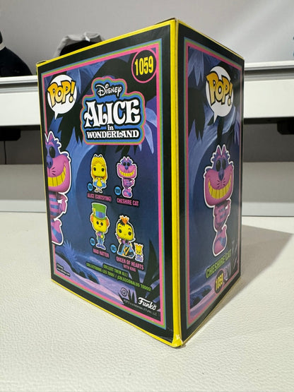 Funko Pop! Vinyl-Cheshire Cat Black Light Pop 1059- Alice in Wonderland -Vaulted