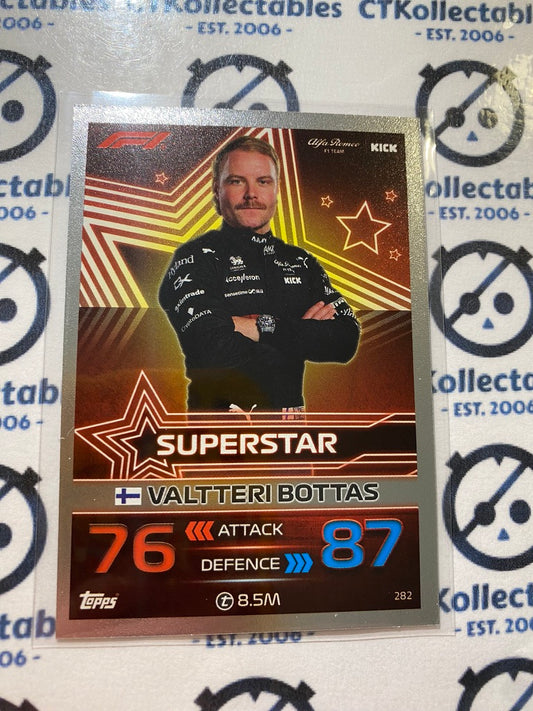 2023 Topps Turbo Attax F1 -Foil Valtteri Bottas Superstar #282 Alfa Romeo