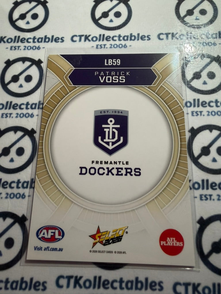 2026 Select AFL Footy Stars Luminous LB59 Patrick Voss Dockers