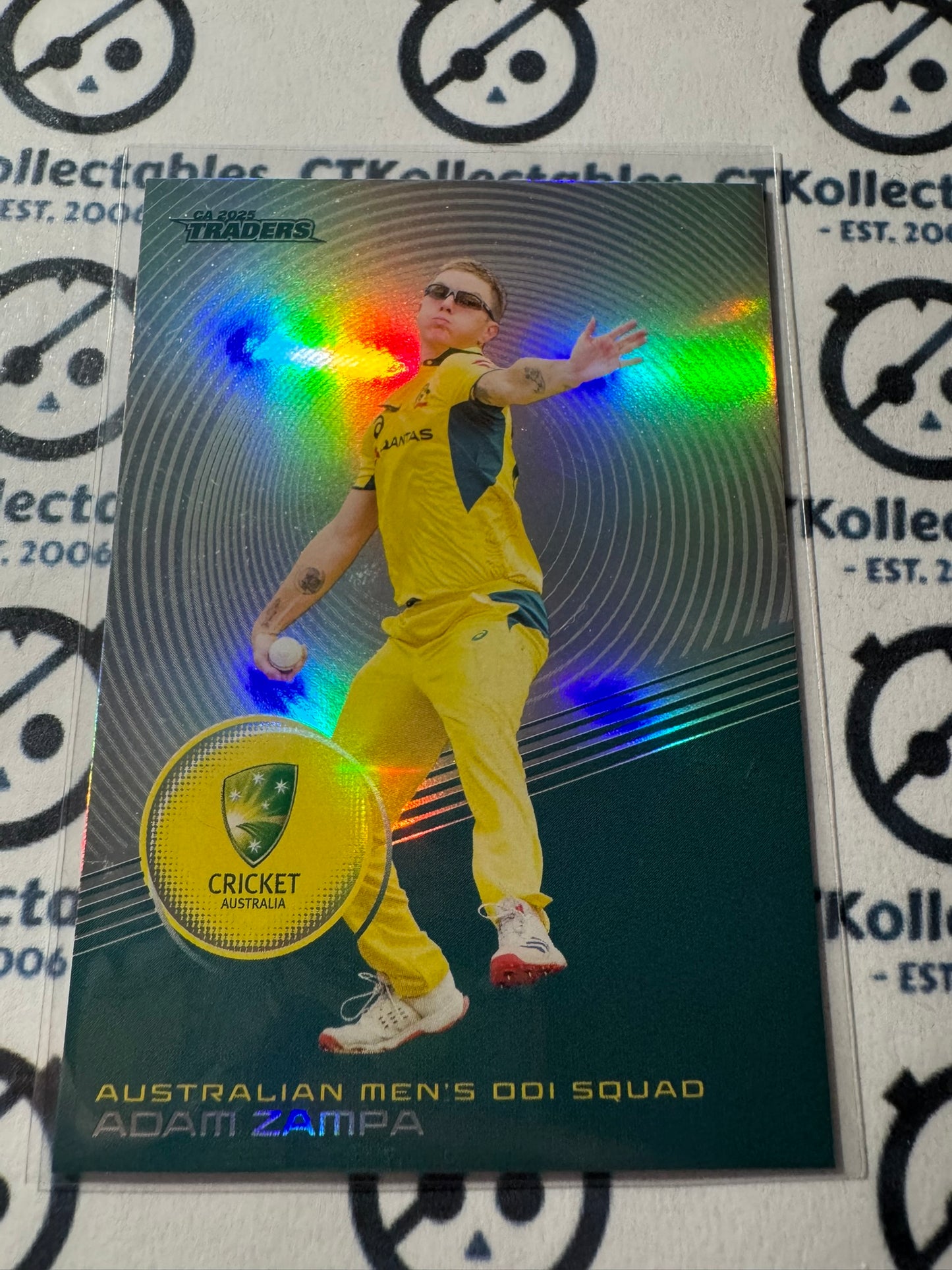 2025/26 CA Cricket Traders Adam Zampa Silver Parallel #S017