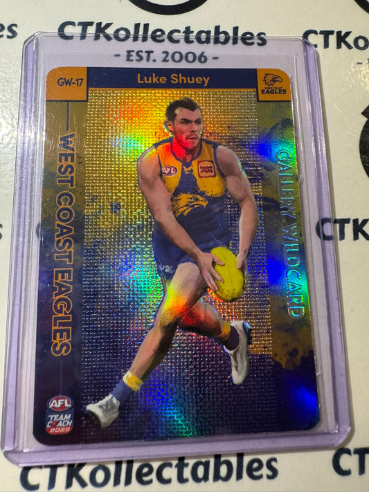 2023 AFL Teamcoach Luke Shuey Gallery Wildcard SW-17 Eagles