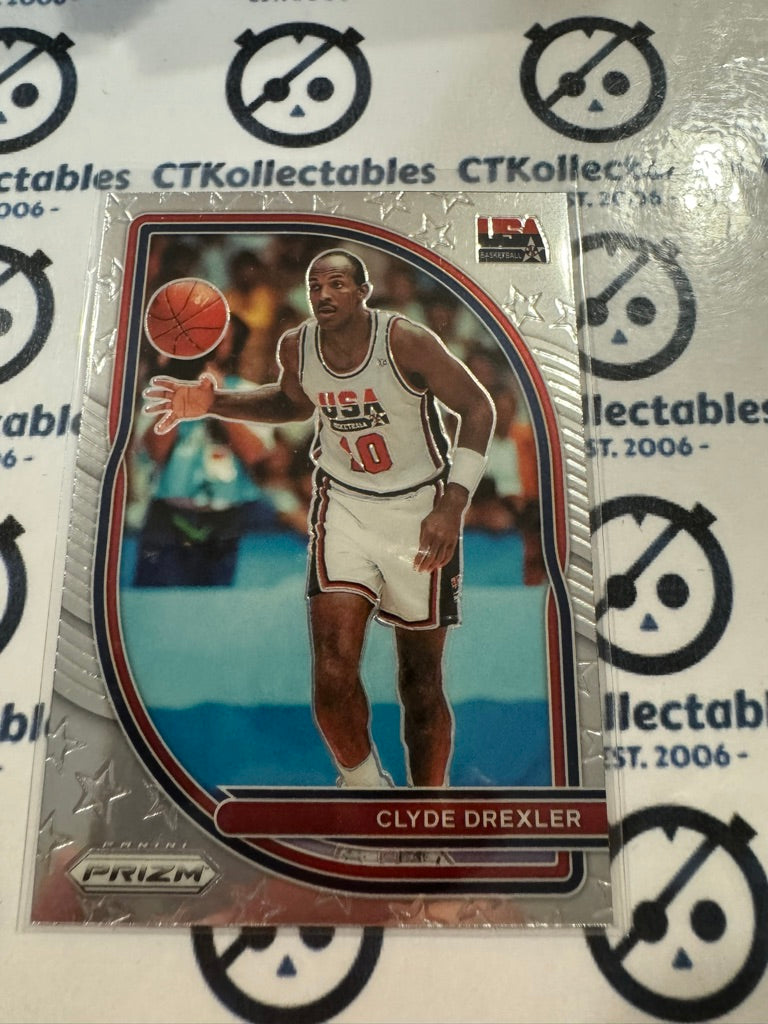 2020-21 NBA Panini Prizm Team USA Clyde Drexler