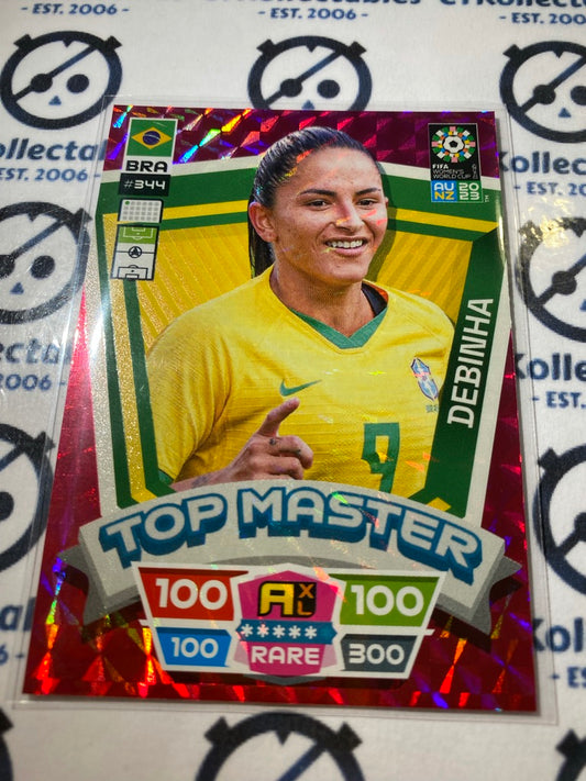 2023 FIFA WWC Adrenalyn Top Master Debinha #344 BRA Rare