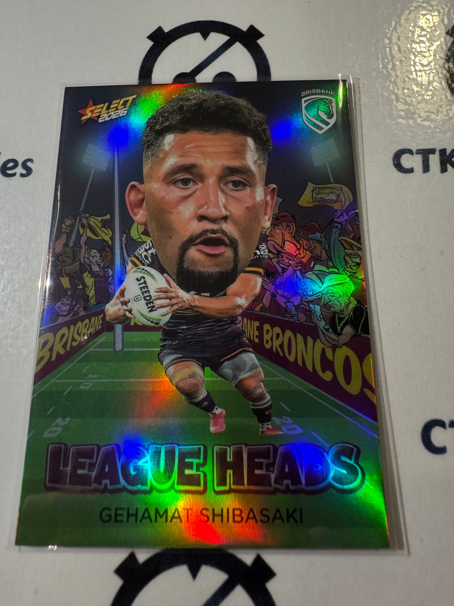 2026 Select NRL League Heroes League Heads #LH6 Gehamat Shibasaki Broncos