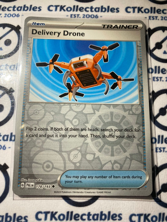 Delivery Drone Trainer Reverse Holo #178/193 2023 Paldea Evolved Pokemon Card