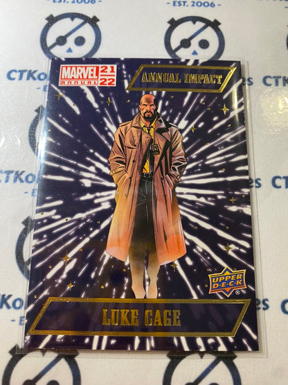2021-22 Upper Deck Marvel Annual Annual Impact Luke Cage #AI-4